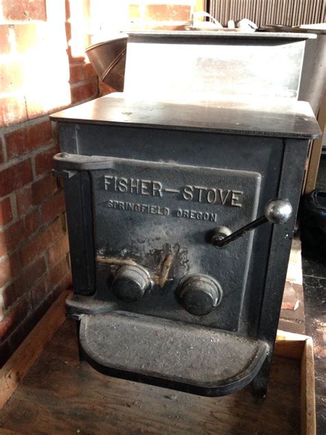 1982 wood stove with sheet metal|1982 Fisher Wood stove .